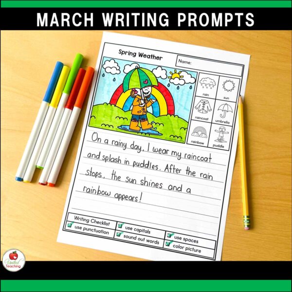 March Writing Prompts Packet - Image 11