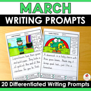 March Writing Prompts Packet Cover