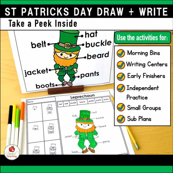 St Patrick's Day Draw and Write Packet - Image 3