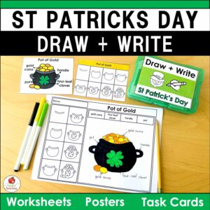 St Patrick's Day Draw and Write Packet Cover