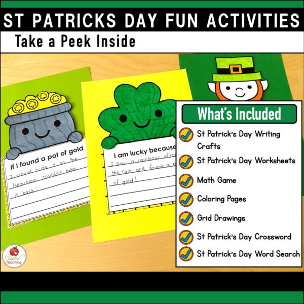 St Patrick's Day Fun Activities Packet - Image 2