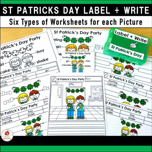 St Patrick's Day Label and Write - Image 7