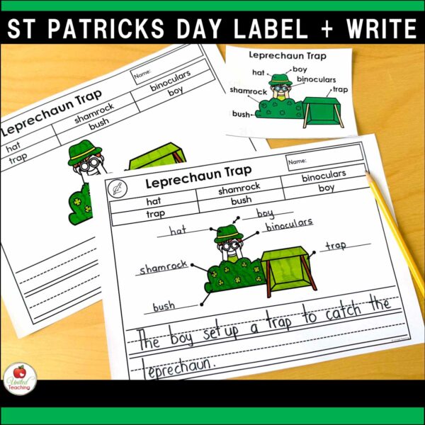 St Patrick's Day Label and Write - Image 8