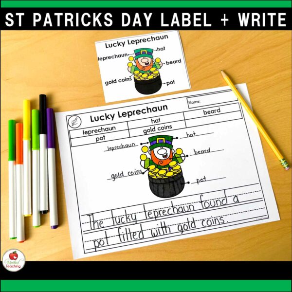 St Patrick's Day Label and Write - Image 11