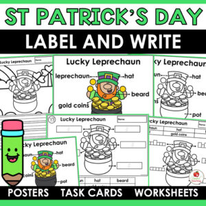 St Patrick's Day Label and Write