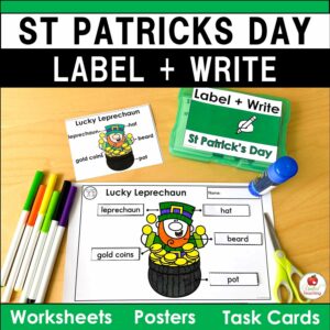 St Patrick's Day Label and Write Cover