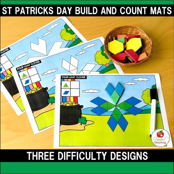 St Patrick's Day Pattern Block Mats - Image 7