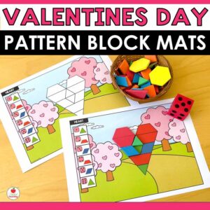 Valentine's Day Pattern Block Mats