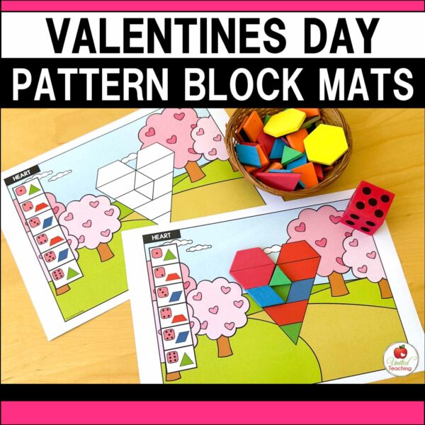 Valentine's Day Pattern Block Mats Packet Cover