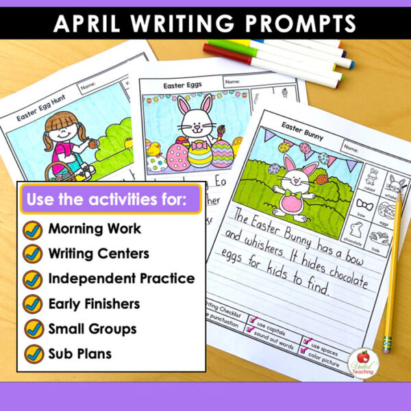 April Writing Prompts Packet - Image 3