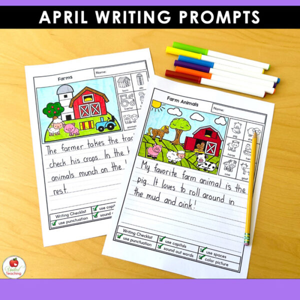 April Writing Prompts Packet - Image 11
