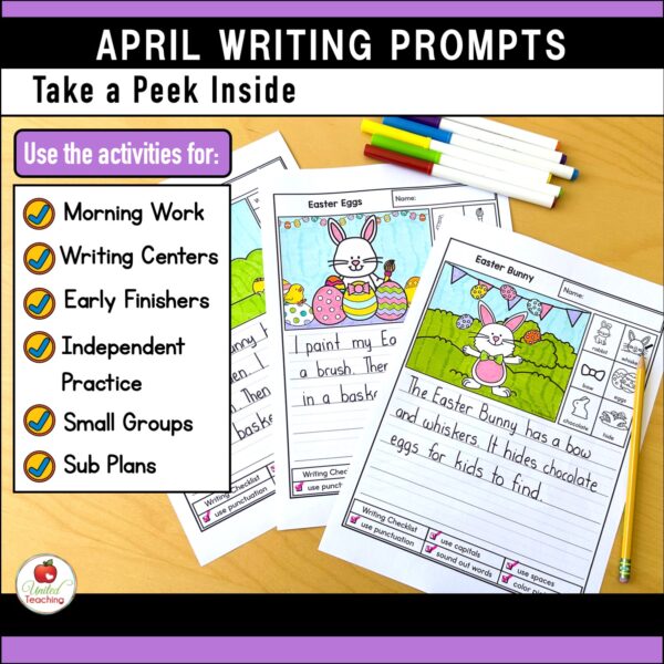 April Writing Prompts Packet - Image 3