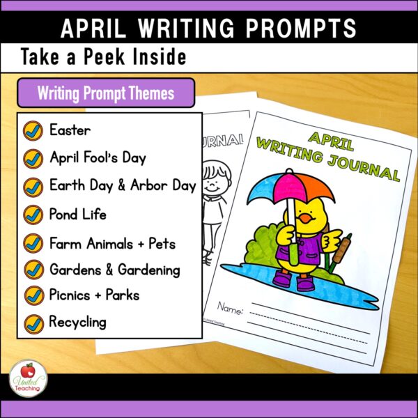 April Writing Prompts Packet - Image 4