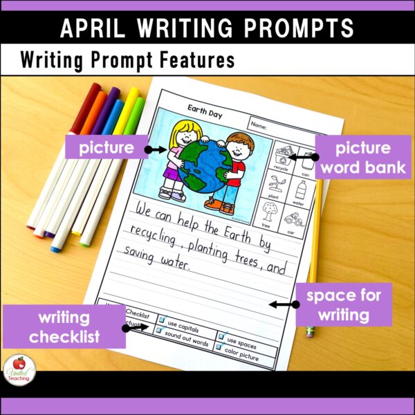 April Writing Prompts Packet - Image 6