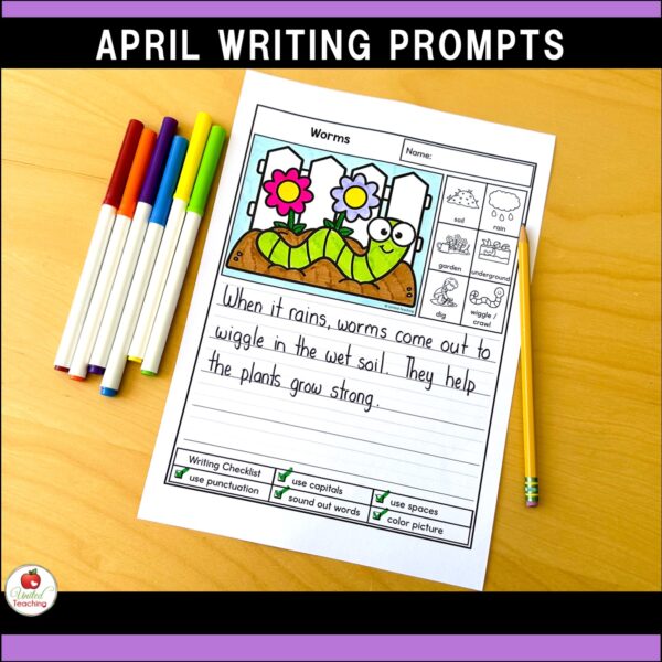 April Writing Prompts Packet - Image 8