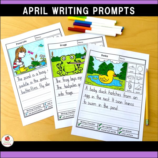 April Writing Prompts Packet - Image 10