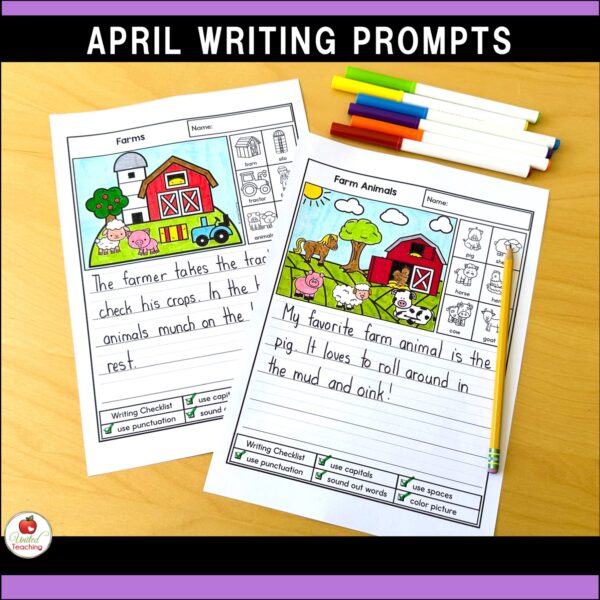 April Writing Prompts Packet - Image 11