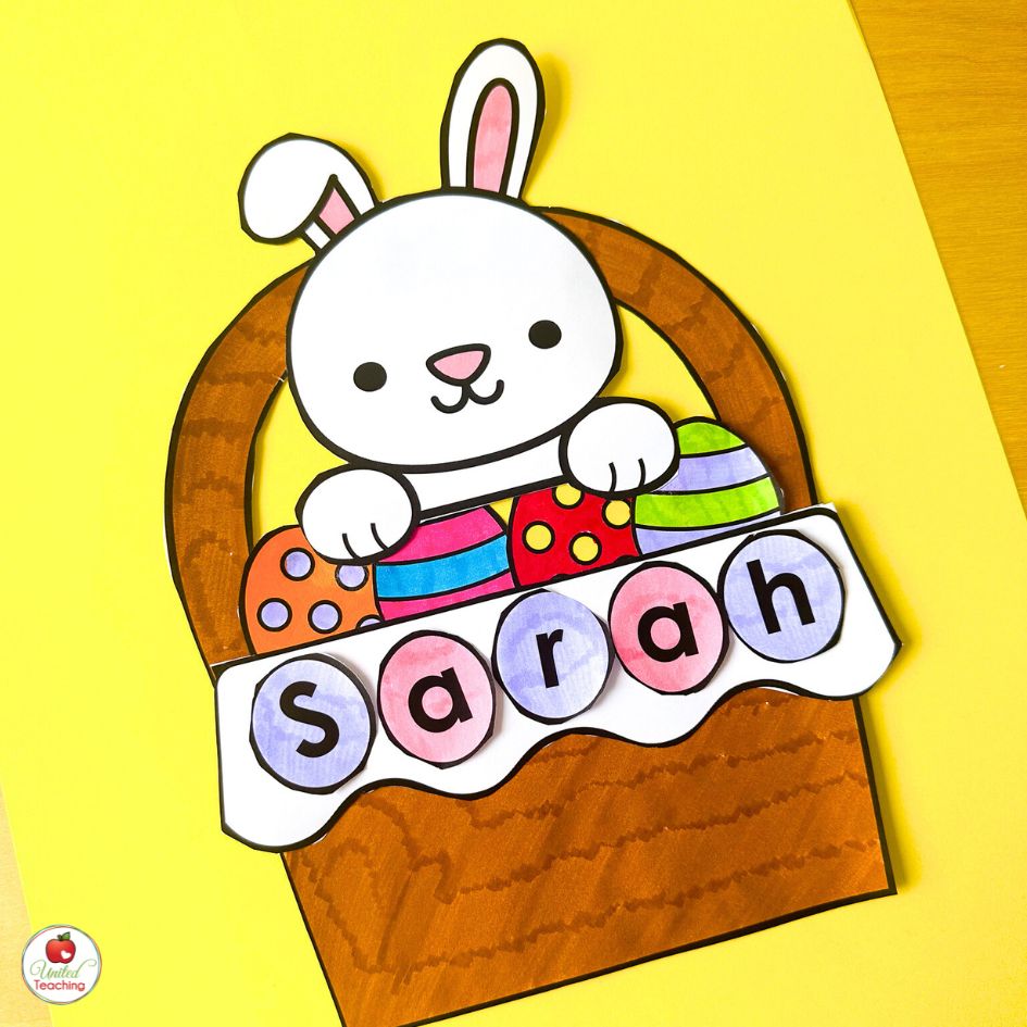 Easter Bunny Name Craft Activity
