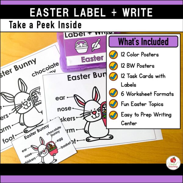 Easter Label and Write Packet - Image 2