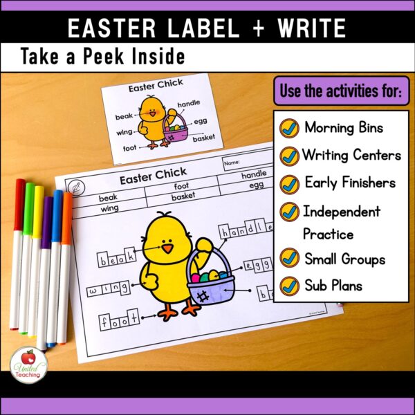 Easter Label and Write Packet - Image 3