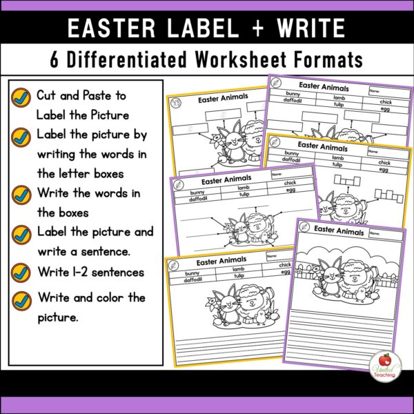 Easter Label and Write Packet - Image 7