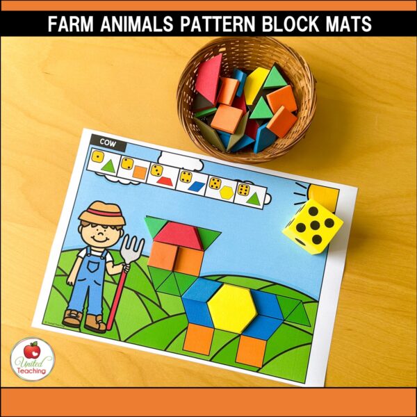 Farm Animals Pattern Block Mats Packet - Image 9
