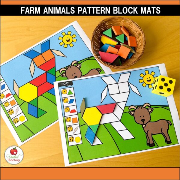 Farm Animals Pattern Block Mats Packet - Image 10