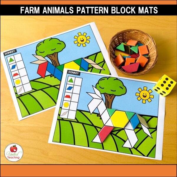 Farm Animals Pattern Block Mats Packet - Image 11