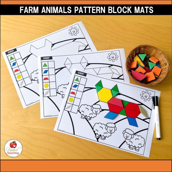 Farm Animals Pattern Block Mats Packet - Image 12