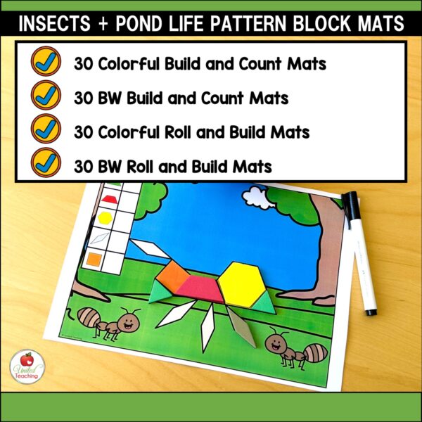 Insects and Pond Life Pattern Block Mats - Image 2