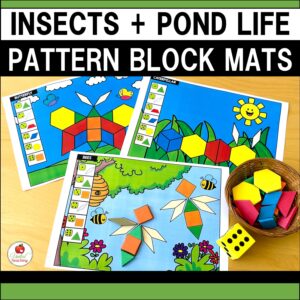 Insects and Pond Life Pattern Block Mats Cover