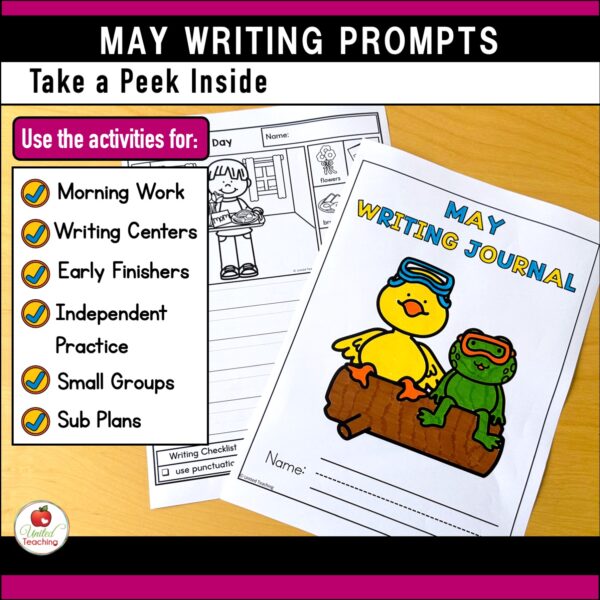 May Writing Prompts Packet - Image 3