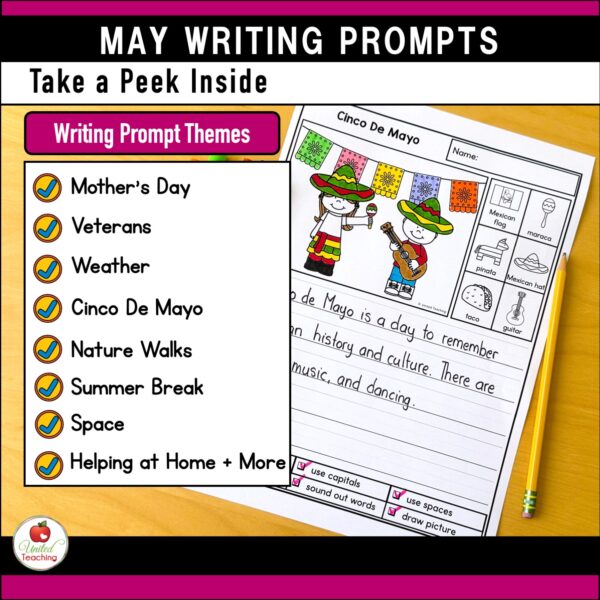 May Writing Prompts Packet - Image 4