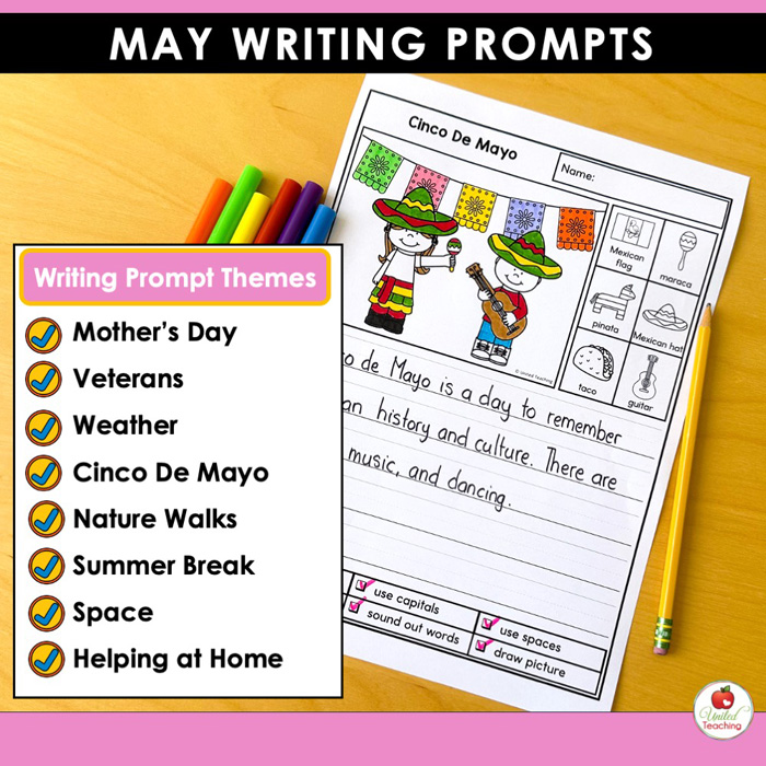 May Writing Prompts Packet - Image 4