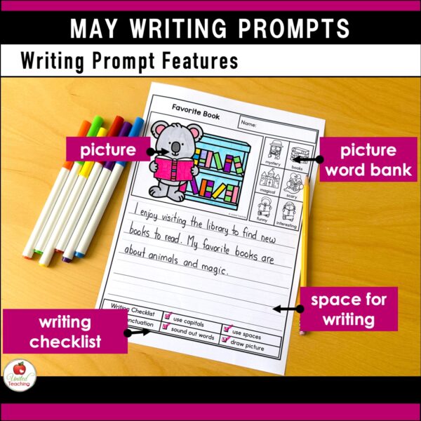 May Writing Prompts Packet - Image 6