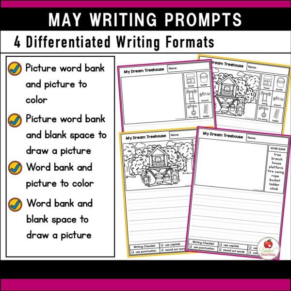 May Writing Prompts Packet - Image 7