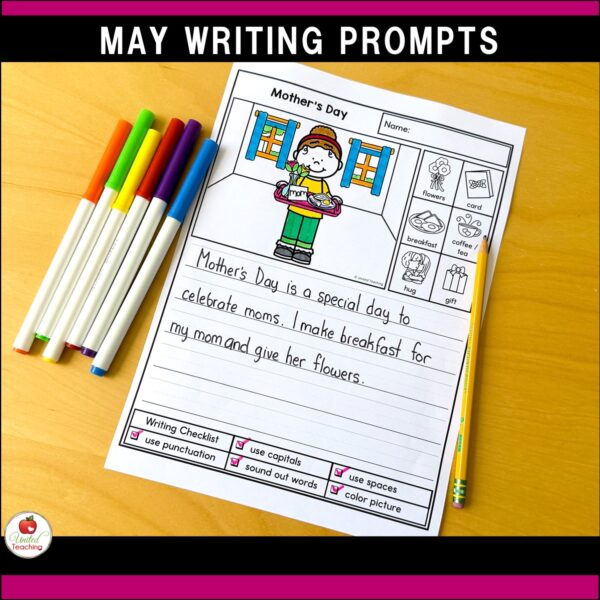 May Writing Prompts Packet - Image 8