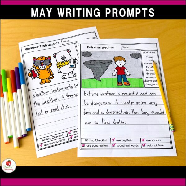 May Writing Prompts Packet - Image 9