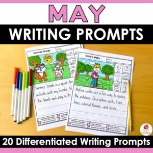May Writing Prompts Packet Cover