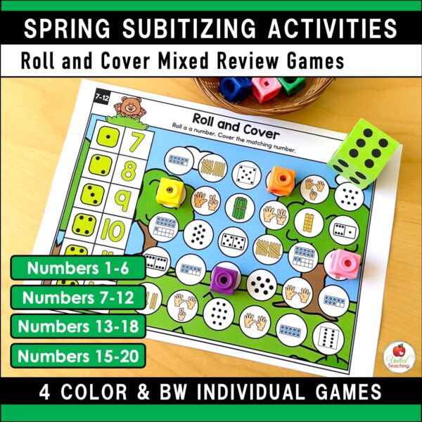 Subitizing Activities Spring Bundle - Image 13