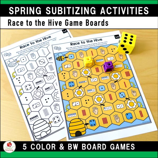 Subitizing Activities Spring Bundle - Image 16