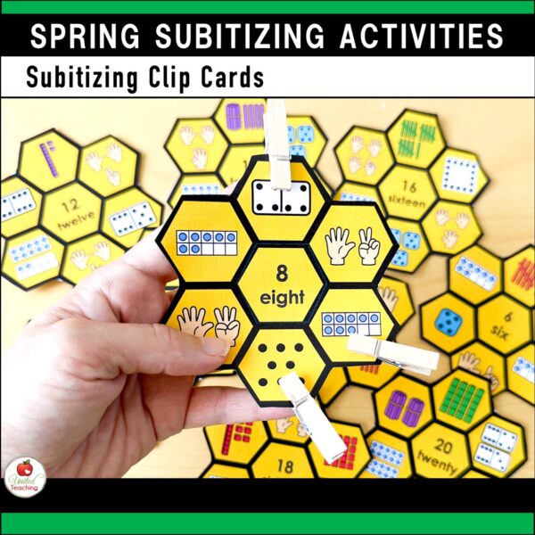 Subitizing Activities Spring Bundle - Image 17