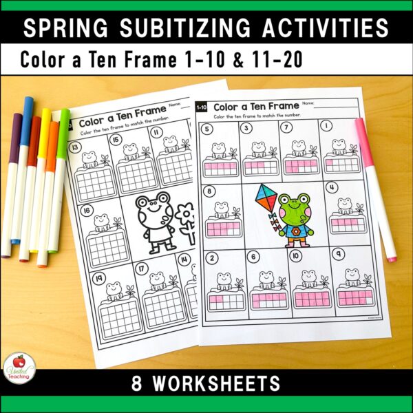 Subitizing Activities Spring Bundle - Image 19