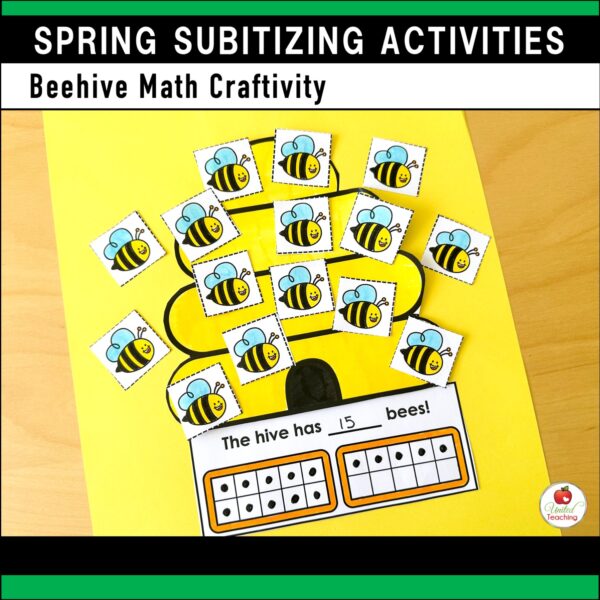 Subitizing Activities Spring Bundle - Image 30