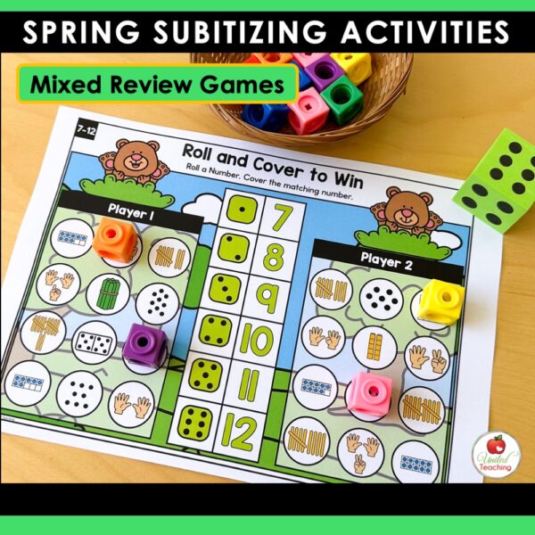 Subitizing Activities Spring Math Bundle - Image 10