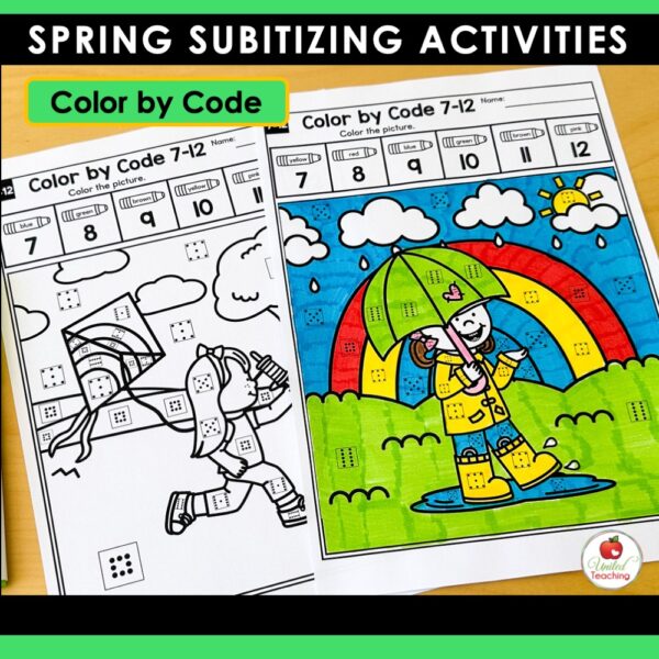 Subitizing Activities Spring Math Bundle - Image 17