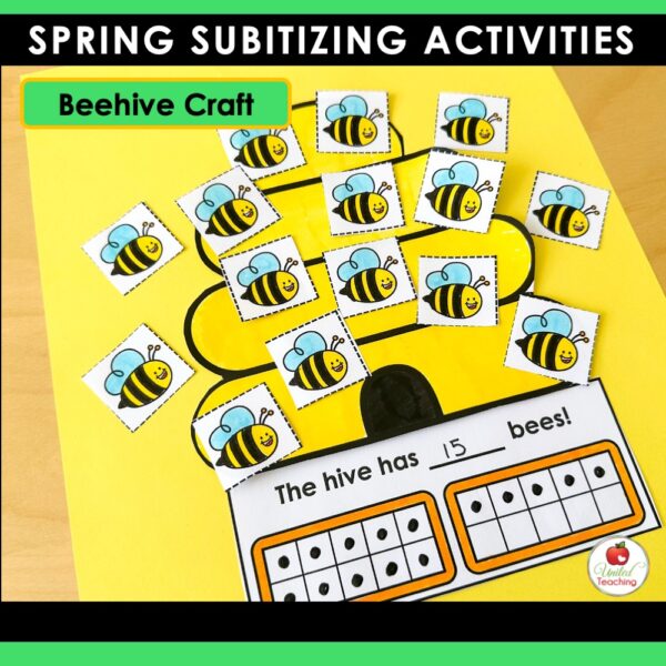 Subitizing Activities Spring Math Bundle - Image 18