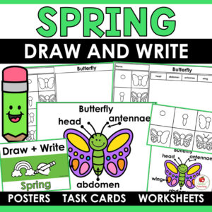 Spring Draw and Write Packet Cover