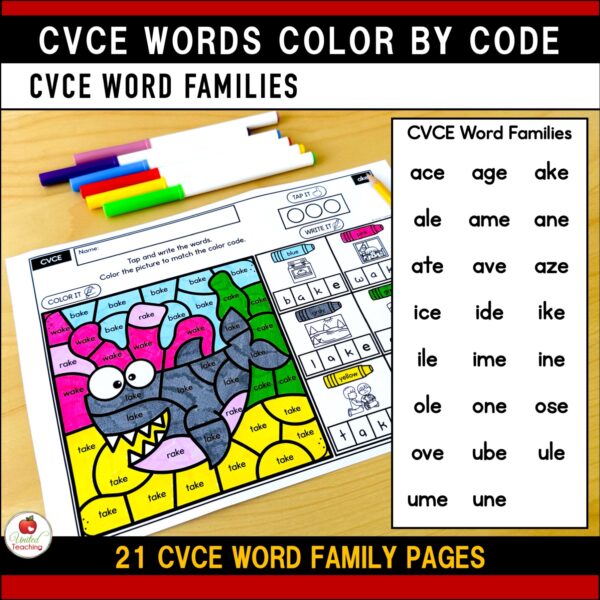 Phonics Color by Code Summer Worksheets Bundle - Image 7