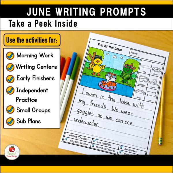 June Writing Prompts Packet - Image 3